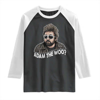 Adam Inspired Graphic Raglan Shirt The Woo Memorial Tribute - Wonder Print Shop