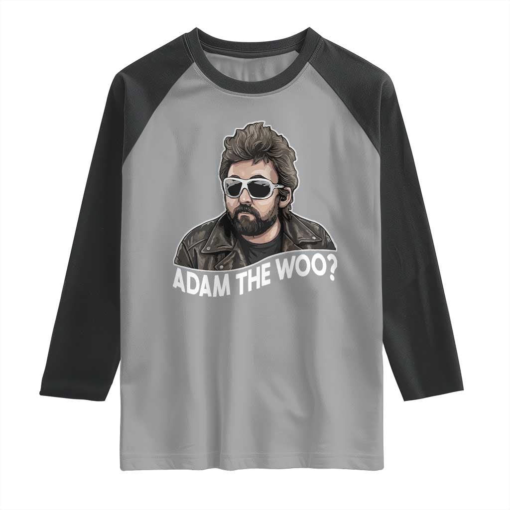 Adam Inspired Graphic Raglan Shirt The Woo Memorial Tribute - Wonder Print Shop