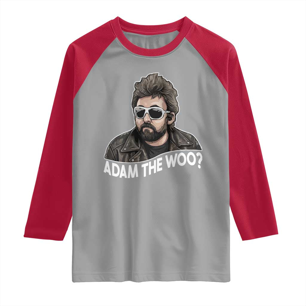 Adam Inspired Graphic Raglan Shirt The Woo Memorial Tribute - Wonder Print Shop