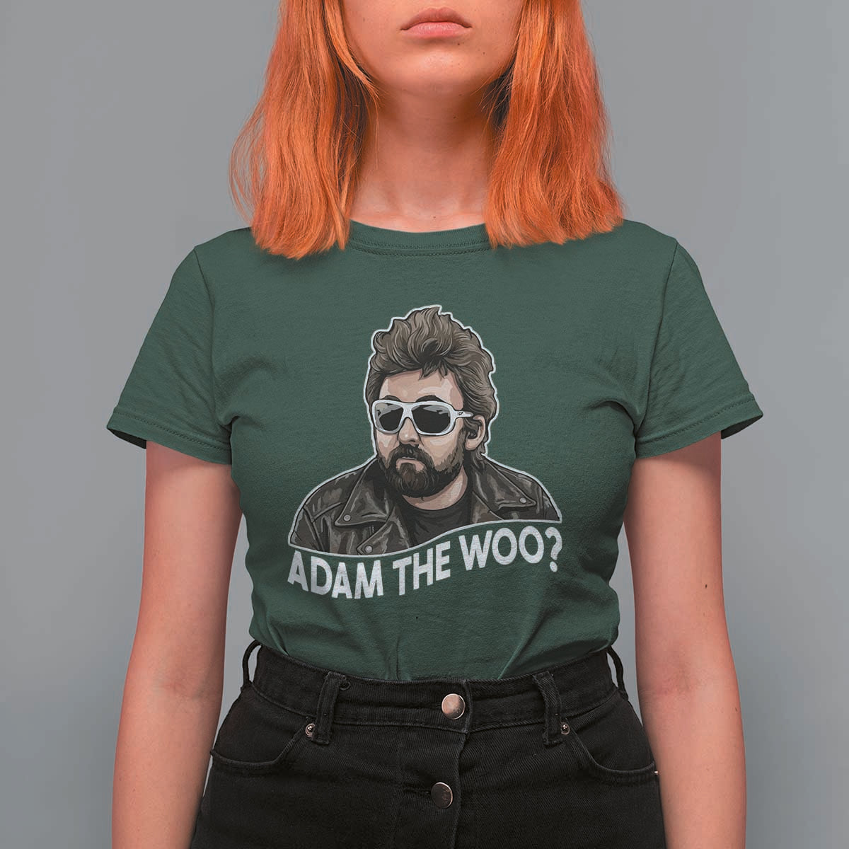 Adam Inspired Graphic T Shirt For Women The Woo Memorial Tribute - Wonder Print Shop