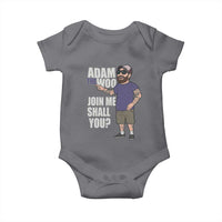 Adam Inspired Graphic Baby Onesie The Woo Memorial Tribute Join Me Shall You - Wonder Print Shop