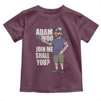 Adam Inspired Graphic Toddler T Shirt The Woo Memorial Tribute Join Me Shall You - Wonder Print Shop