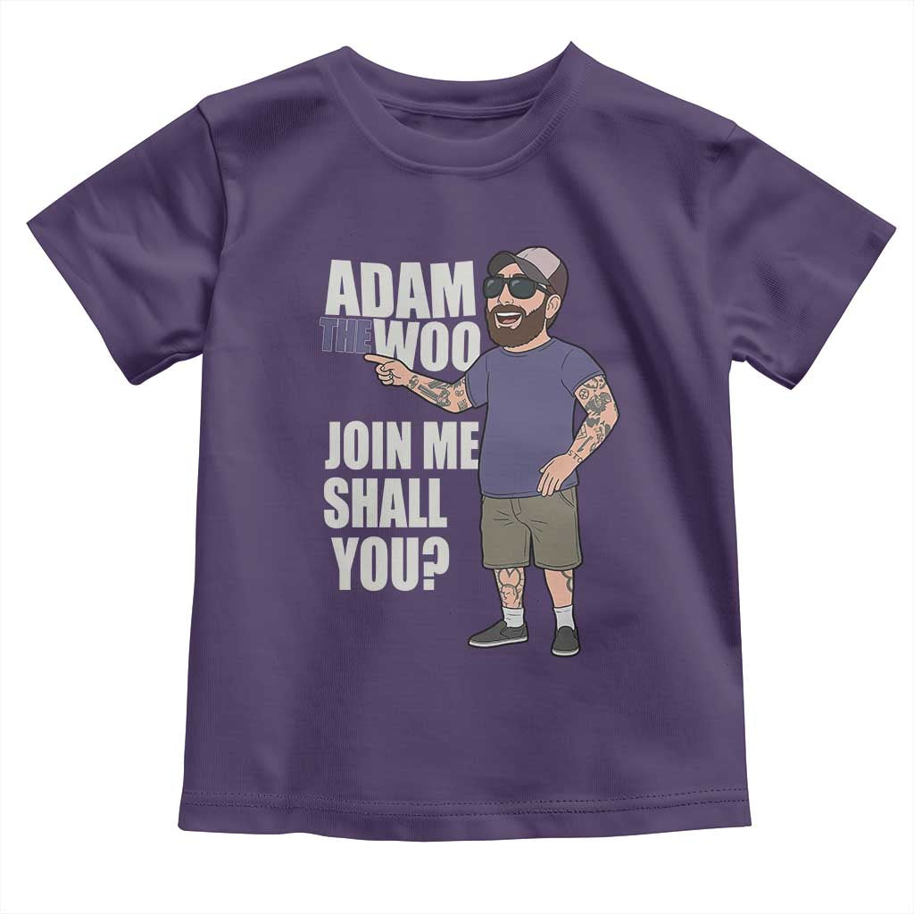 Adam Inspired Graphic Toddler T Shirt The Woo Memorial Tribute Join Me Shall You - Wonder Print Shop