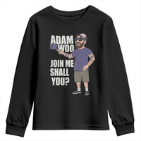 Adam Inspired Graphic Youth Sweatshirt The Woo Memorial Tribute Join Me Shall You - Wonder Print Shop
