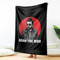 Adam Inspired Graphic Throw Blanket The Woo In Remembrance Memorial Tribute - Wonder Print Shop