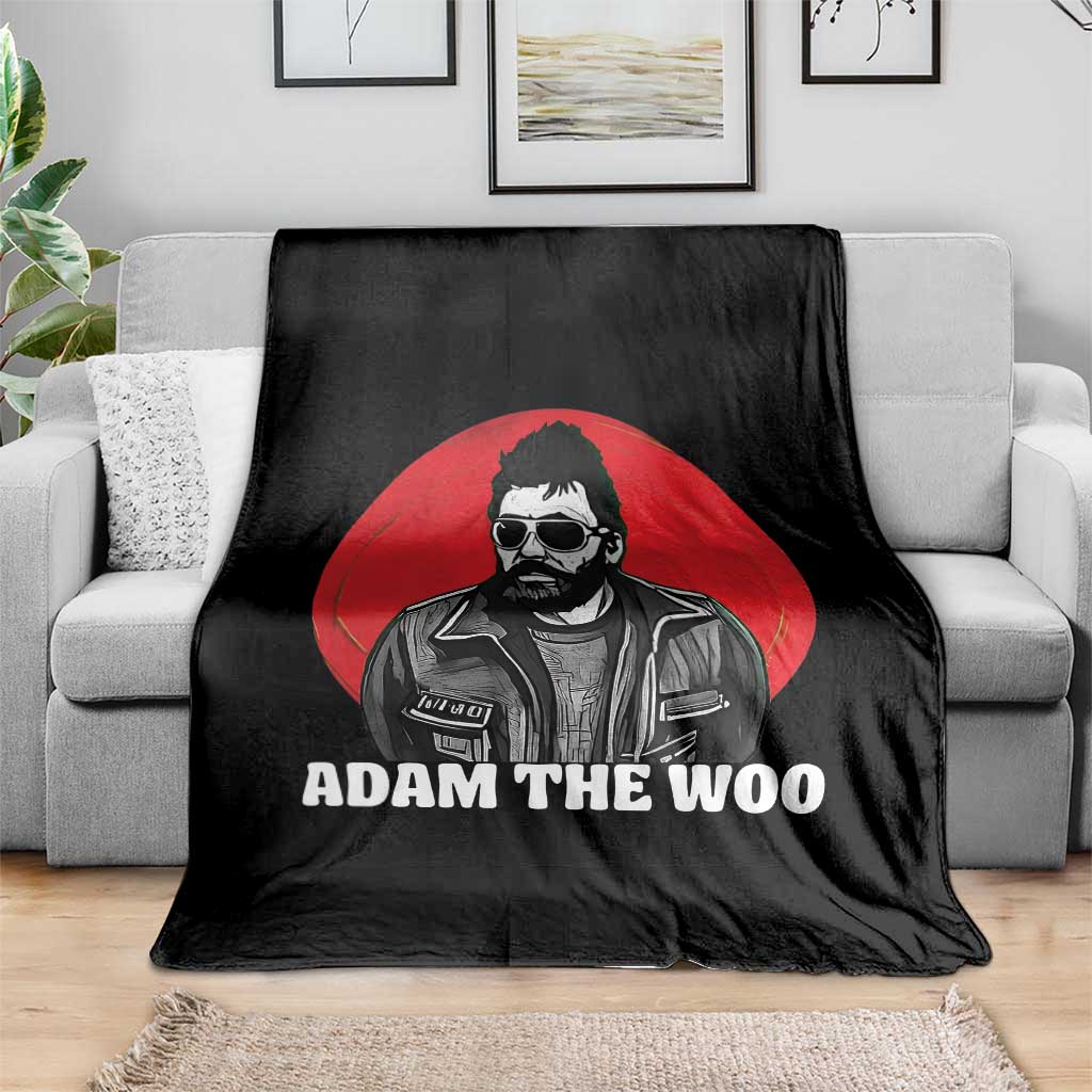 Adam Inspired Graphic Throw Blanket The Woo In Remembrance Memorial Tribute - Wonder Print Shop
