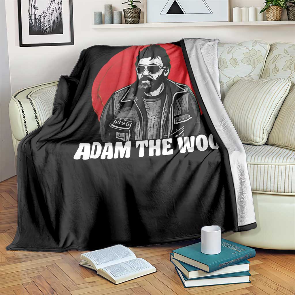 Adam Inspired Graphic Throw Blanket The Woo In Remembrance Memorial Tribute - Wonder Print Shop