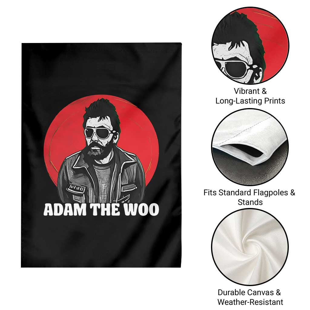 Adam Inspired Graphic Garden Flag The Woo In Remembrance Memorial Tribute - Wonder Print Shop