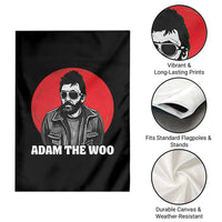 Adam Inspired Graphic Garden Flag The Woo In Remembrance Memorial Tribute - Wonder Print Shop