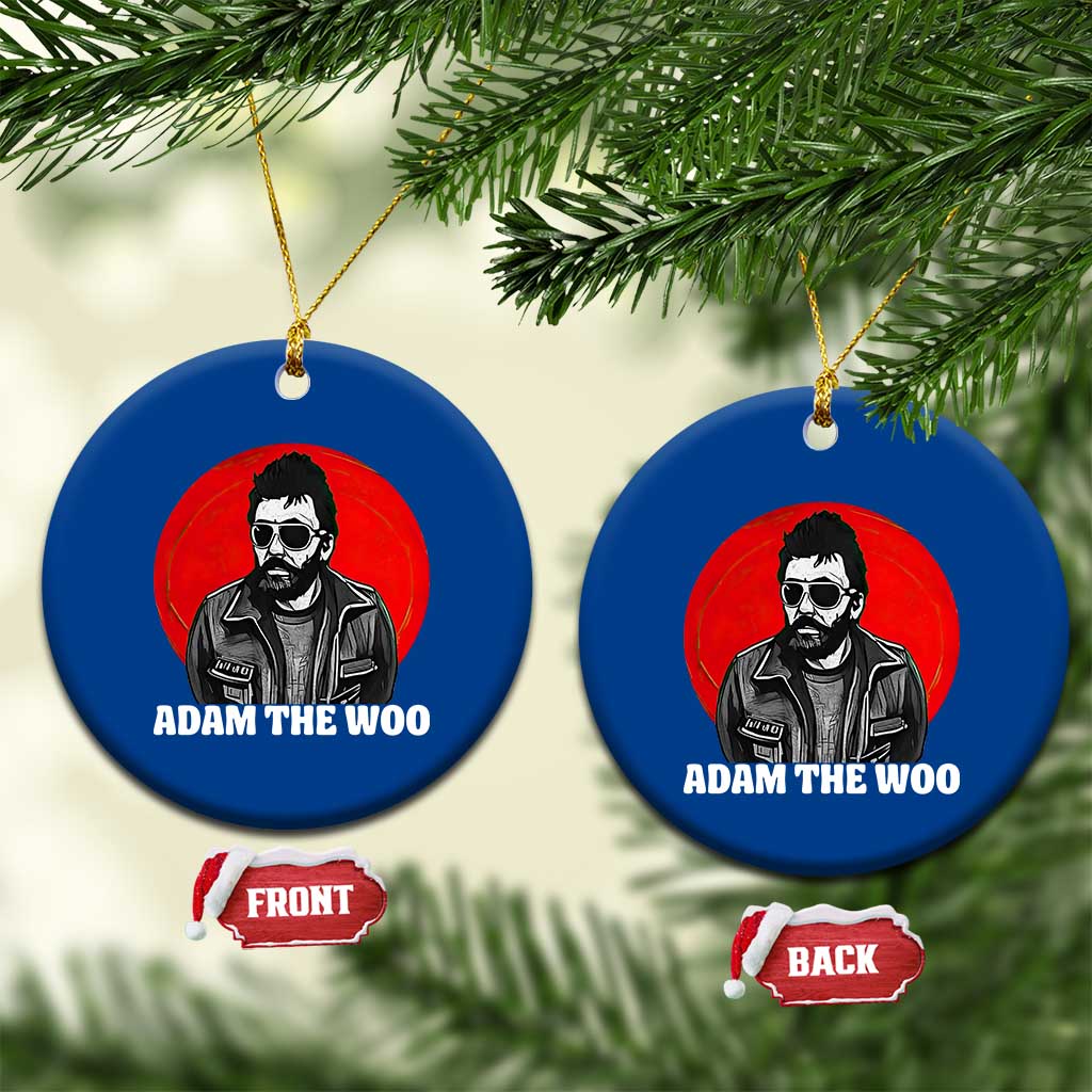 Adam Inspired Graphic Ceramic Ornament The Woo In Remembrance Memorial Tribute - Wonder Print Shop