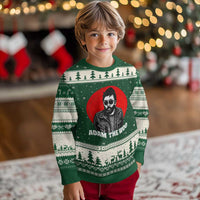 Adam Inspired Graphic Ugly Christmas Sweater The Woo In Remembrance Memorial Tribute - Wonder Print Shop