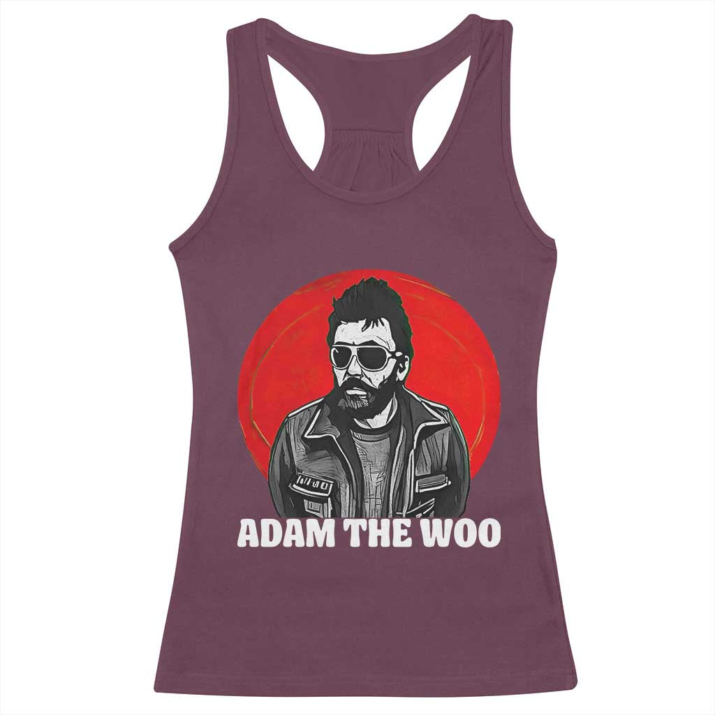 Adam Inspired Graphic Racerback Tank Top The Woo In Remembrance Memorial Tribute - Wonder Print Shop