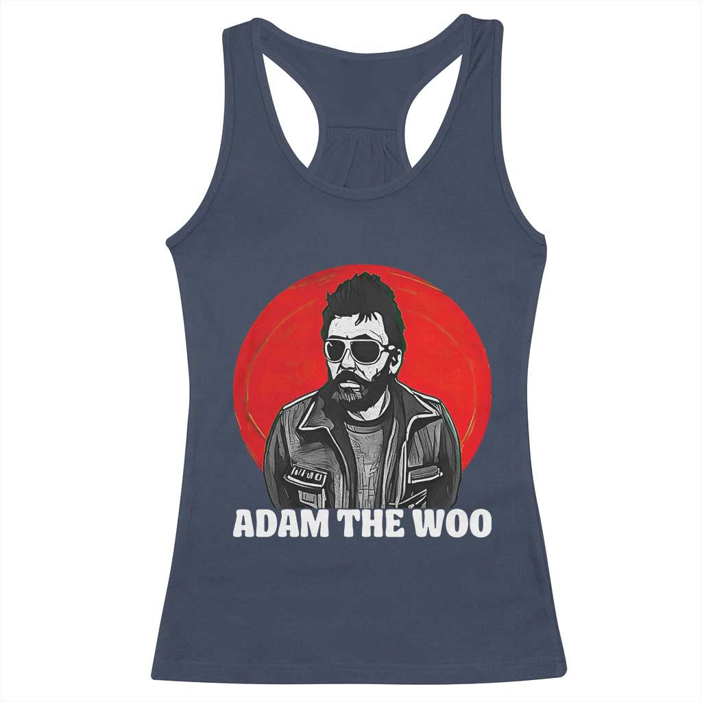 Adam Inspired Graphic Racerback Tank Top The Woo In Remembrance Memorial Tribute - Wonder Print Shop