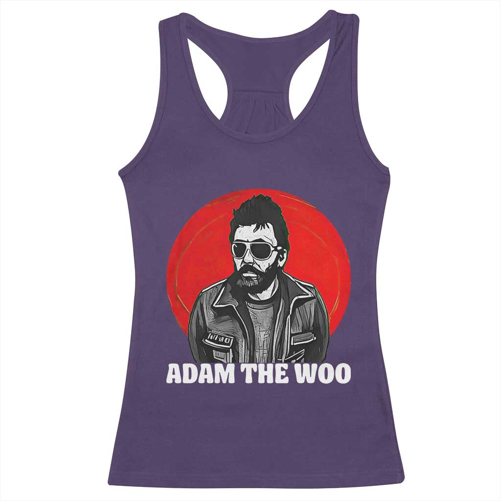 Adam Inspired Graphic Racerback Tank Top The Woo In Remembrance Memorial Tribute - Wonder Print Shop