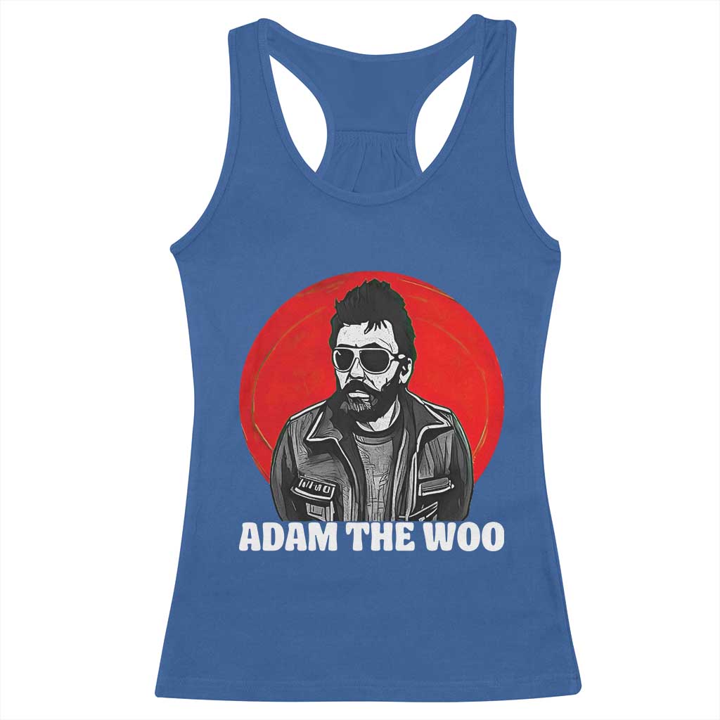 Adam Inspired Graphic Racerback Tank Top The Woo In Remembrance Memorial Tribute - Wonder Print Shop
