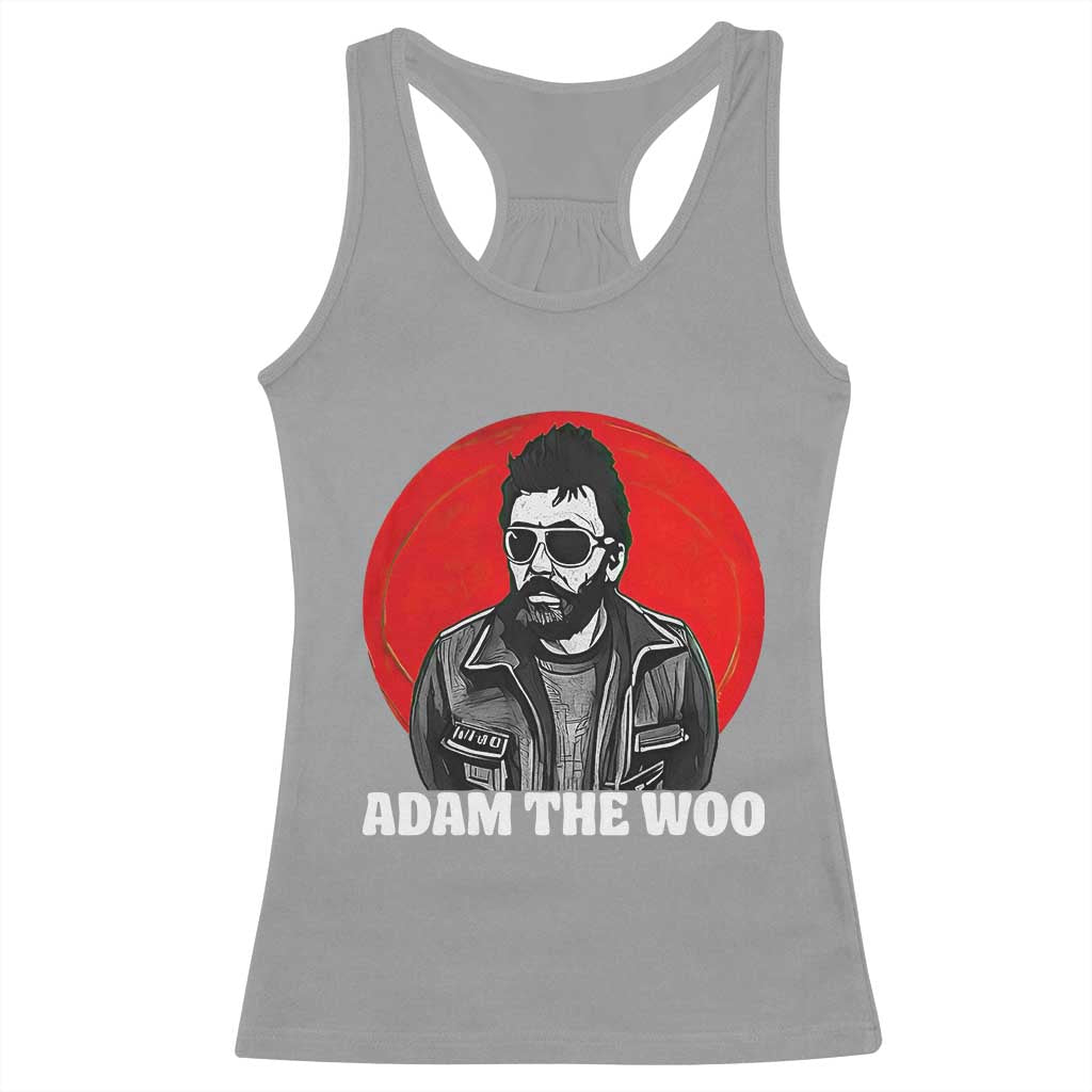 Adam Inspired Graphic Racerback Tank Top The Woo In Remembrance Memorial Tribute - Wonder Print Shop