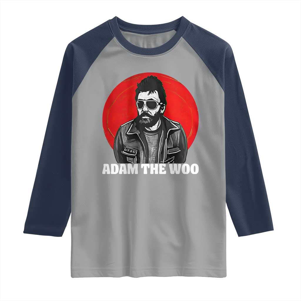 Adam Inspired Graphic Raglan Shirt The Woo In Remembrance Memorial Tribute - Wonder Print Shop