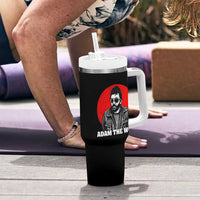 Adam Inspired Graphic Tumbler With Handle The Woo In Remembrance Memorial Tribute - Wonder Print Shop