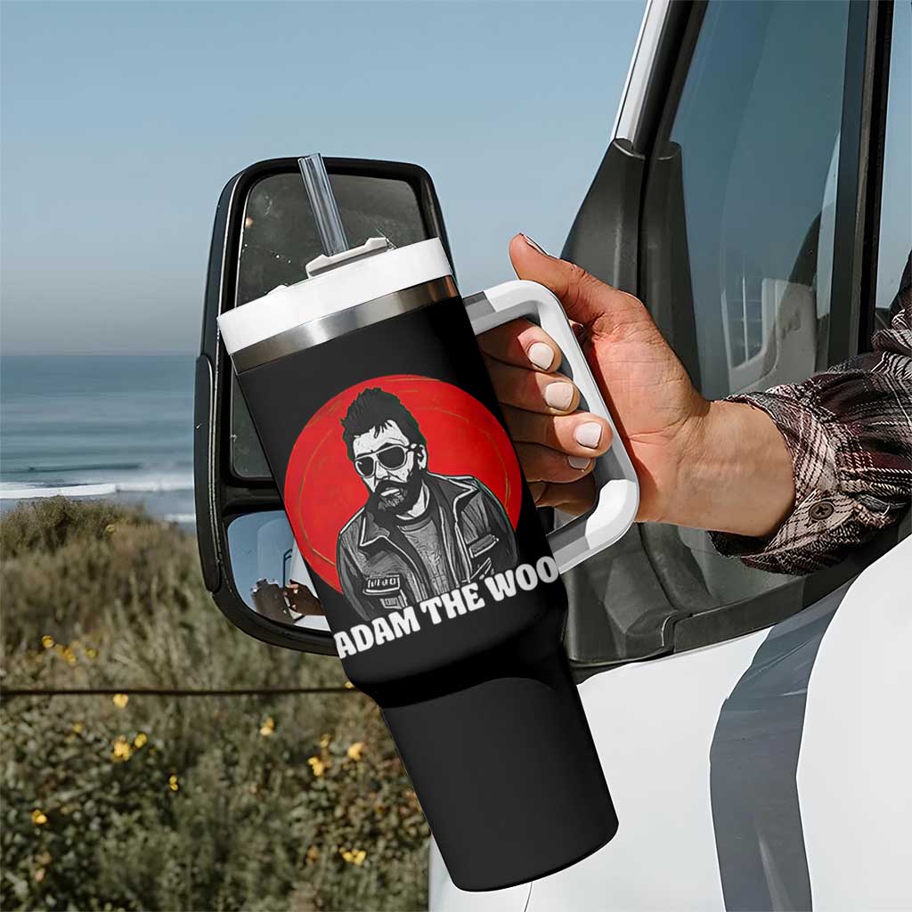 Adam Inspired Graphic Tumbler With Handle The Woo In Remembrance Memorial Tribute - Wonder Print Shop