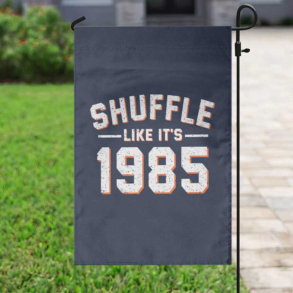 Shuffle Like It’s 1985 Garden Flag Retro Championship Celebrated - Wonder Print Shop