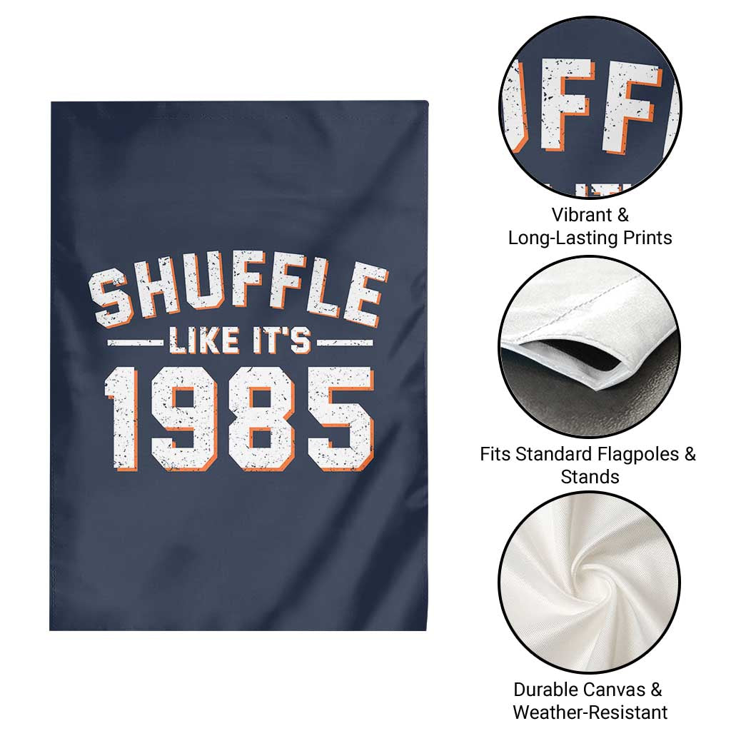 Shuffle Like It’s 1985 Garden Flag Retro Championship Celebrated - Wonder Print Shop