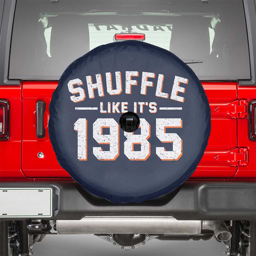 Shuffle Like It’s 1985 Spare Tire Cover Retro Championship Celebrated - Wonder Print Shop