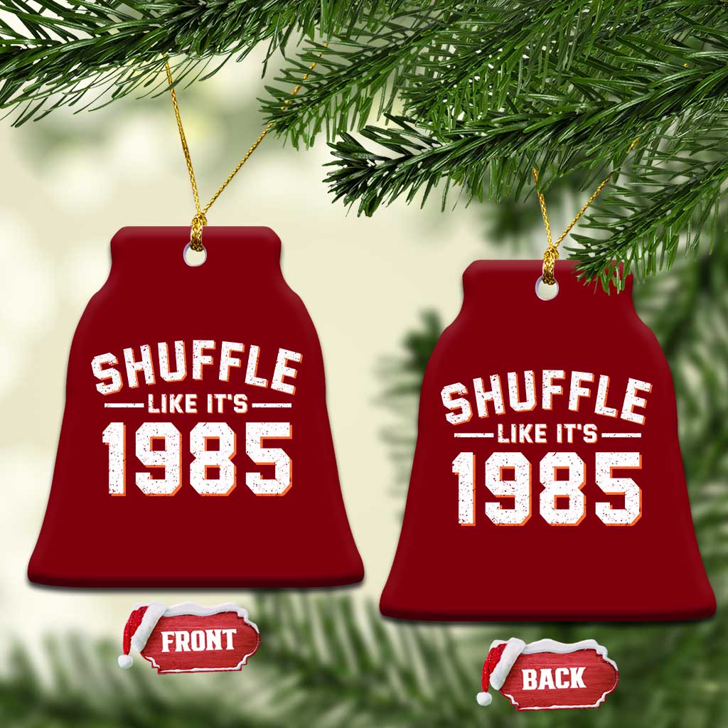 Shuffle Like It’s 1985 Ceramic Ornament Retro Championship Celebrated - Wonder Print Shop