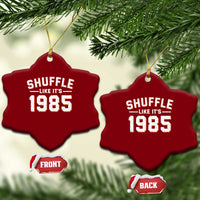 Shuffle Like It’s 1985 Ceramic Ornament Retro Championship Celebrated - Wonder Print Shop