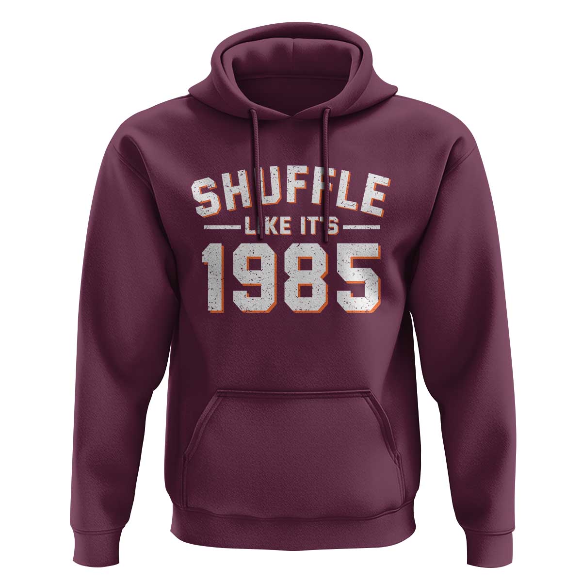 Shuffle Like It’s 1985 Hoodie Retro Championship Celebrated - Wonder Print Shop