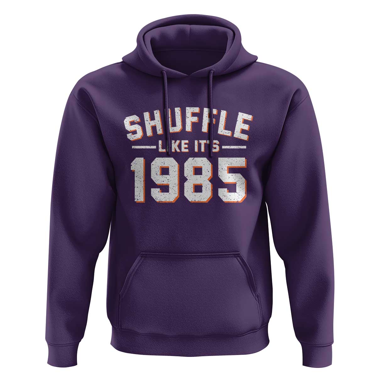 Shuffle Like It’s 1985 Hoodie Retro Championship Celebrated - Wonder Print Shop