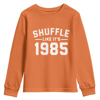 Shuffle Like It’s 1985 Youth Sweatshirt Retro Championship Celebrated - Wonder Print Shop