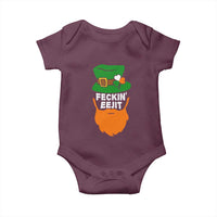 Funny St Patricks Day Baby Onesie Feckin Eejit Irish Slang Idiot Patty's Day