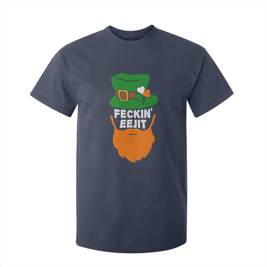 Funny St Patricks Day T Shirt For Kid Feckin Eejit Irish Slang Idiot Patty's Day