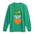 Funny St Patricks Day Long Sleeve Shirt Feckin Eejit Irish Slang Idiot Patty's Day