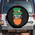 Funny St Patricks Day Spare Tire Cover Feckin Eejit Irish Slang Idiot Patty's Day