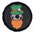 Funny St Patricks Day Spare Tire Cover Feckin Eejit Irish Slang Idiot Patty's Day