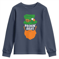 Funny St Patricks Day Youth Sweatshirt Feckin Eejit Irish Slang Idiot Patty's Day