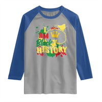 I Am Black History Raglan Shirt Afro Queen African American Pride