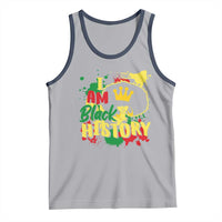 I Am Black History Tank Top Afro Queen African American Pride