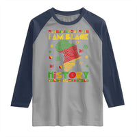 I Am Black History Raglan Shirt African American Pride Kente