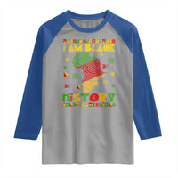 I Am Black History Raglan Shirt African American Pride Kente