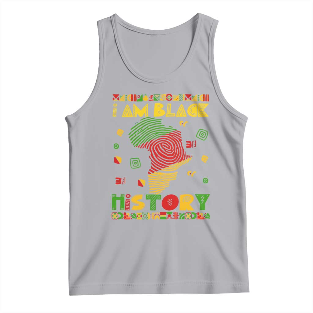 I Am Black History Tank Top African American Pride Kente