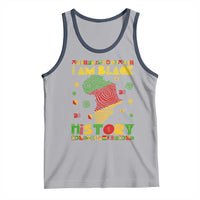 I Am Black History Tank Top African American Pride Kente