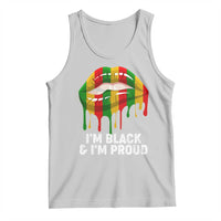 Black Girls Tank Top I'm Black And I'm Proud Woman Lips Dripping