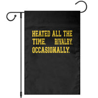 Heated All The Time Rivalry Occasionally Garden Flag Viral Hockey Romance for Passionate Fans