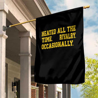 Heated All The Time Rivalry Occasionally Garden Flag Viral Hockey Romance for Passionate Fans