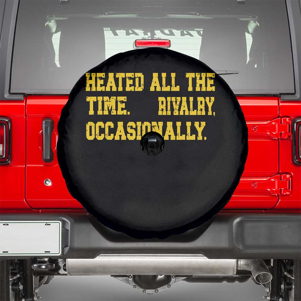 Heated All The Time Rivalry Occasionally Spare Tire Cover Viral Hockey Romance for Passionate Fans
