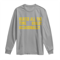 Heated All The Time Rivalry Occasionally Long Sleeve Shirt Viral Hockey Romance for Passionate Fans