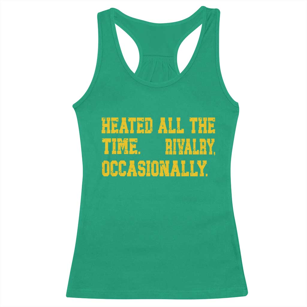 Heated All The Time Rivalry Occasionally Racerback Tank Top Viral Hockey Romance for Passionate Fans