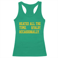Heated All The Time Rivalry Occasionally Racerback Tank Top Viral Hockey Romance for Passionate Fans